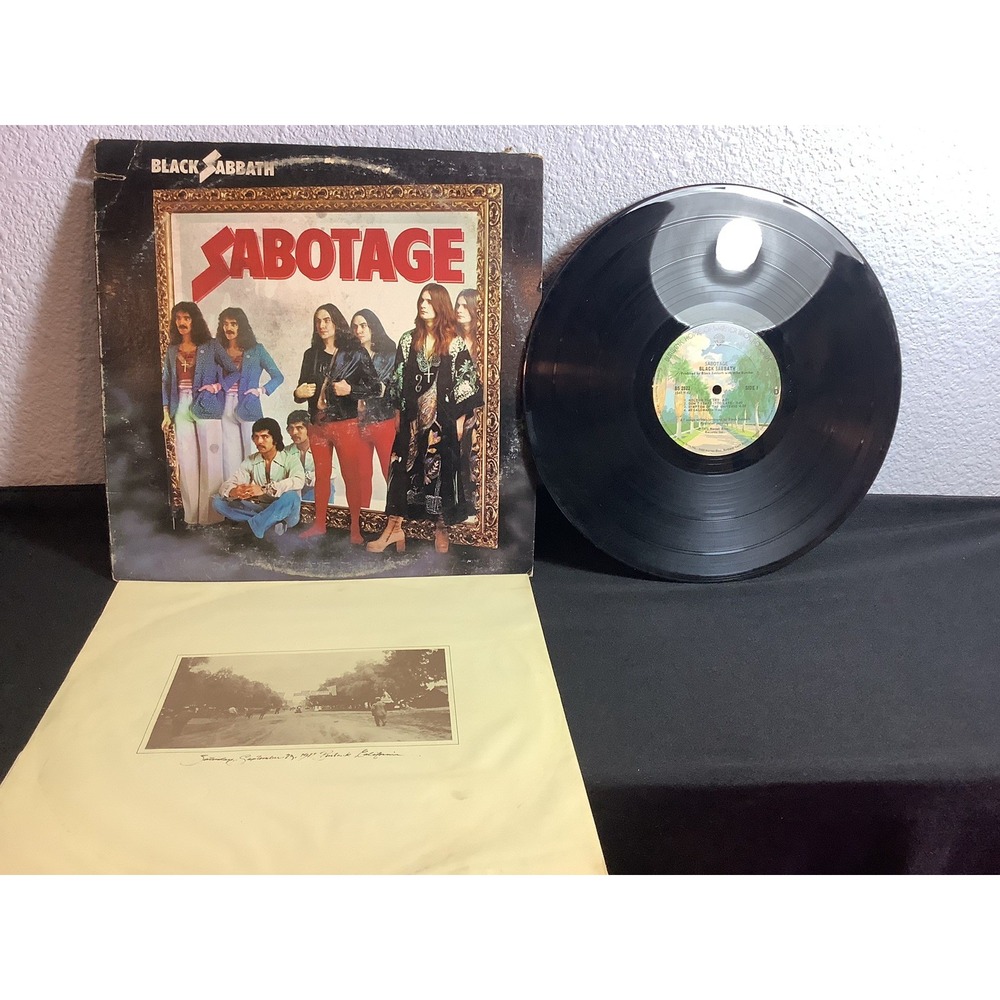 Black Sabbath "Sabotage" (BS 2822)Vinyl 1975 Ozzy Osbourne Untested